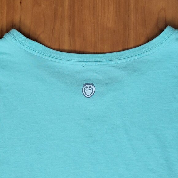 Life Is Good Mint Green Classic Fit Crew Neck Bicycle Go Places Tee - XL - Picture 4 of 6